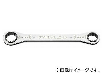 スタビレー/STAHLWILLE 板ラチェットメガネ（スプライン）（41570810） 品番：25ASP-8X10 JAN：4018754209361 Plate Latchet Glasses Splin