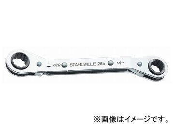 スタビレー/STAHLWILLE ラチェットメガネ（41551620） 品番：26A-1/4X5/16 JAN：4018754116263 Ratchet glasses