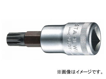 スタビレー/STAHLWILLE 1/2SQ トライスクエアソケット（03060010） 品番：54X-M10 JAN：4018754006434  Tri Cle Socket ソケットレンチ用ソケット-DIY・工具-締付工具