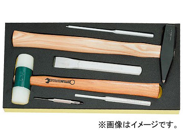 スタビレー/STAHLWILLE TCS102-109/10956/10960/6 鉄槌仕掛ける 品番：96838181 JAN：4018754137633  Hammer Set 工具セット-手動工具