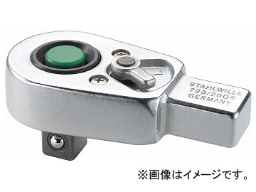 スタビレー/STAHLWILLE トルクレンチ差替尖端（ラチェット）（58253020） 品番：725QR/20 JAN：4018754139637  Torque wrench replacement head ratchet