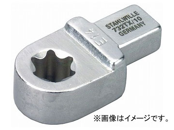 スタビレー/STAHLWILLE トルクレンチ差替ヘッド（58291006） 品番：732TX/10-E6 JAN：4018754096787 Torque wrench replacement head