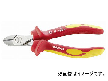 スタビレー/STAHLWILLE 絶縁斜ニッパー（66008145） 品番：6600 8 145 JAN：4018754206520 Insulated diagonal nipper｜オートパーツエージェンシー2号店