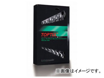 トップトゥル/TOPTUL コンビネーションレンチ75°8本組SET GAAE0810  Combination wrench pose