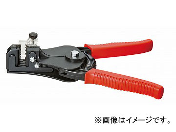 クニペックス/KNIPEX ワイヤーストリッパー 品番：1221-180 形状刃付き JAN：4003773029816  Wire stripper