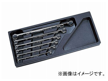 KTC ネプロス・ストレートスタンダードメガネレンチセット NTM106 JAN：4989433311241  Nepros straight standard glasses wrench set