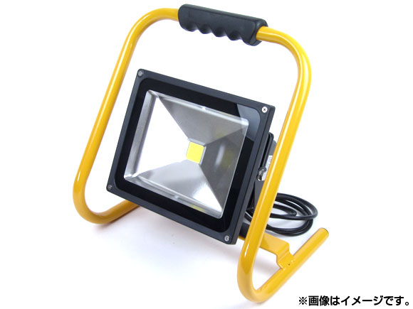 矢田電気/YADA 床置きスタンド付 LED投光器 30W型 2400lm SK-F028-30W JAN：4949908087132 floodlight with floor stand