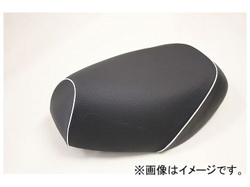 2輪 グロンドマン 国産シートカバー エンボス（黒）/白パイピング（被せ） 品番：GR69HC80P20 JAN：4571470319214 ホンダ リード90（HF05） Domestic seat cover