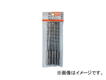 ライト精機 12.7mm SDSプラスビット 入数:1パック (5本) (全長160mm) 徳用プロパック JAN:4990052090974
