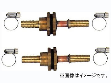 カクダイ ユニットバス貫通金具（ペアホース用） 品番：415-801 JAN：4972353415830 Unit bath penetration metal fittings for pair hoses