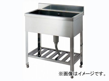 カクダイ ステンレスシンク（1槽式） 品番：457-102-120 JAN：4972353041152 Stainless steel sink tank type