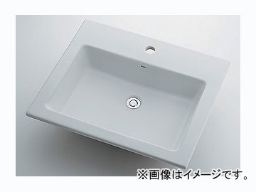 カクダイ 角型洗面器 1ホール 品番：493-008 JAN：4972353003181 Square basin
