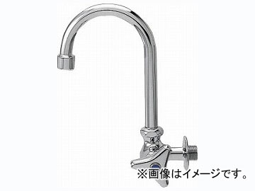 カクダイ 泡沫横形スワン水栓13 品番：7082 JAN：4972353708291 Shake shaped Swan faucet