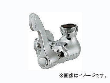 カクダイ 厨房用左ハンドル横形自在水栓本体 品番：724-597-13QR JAN：4972353043255 Left handle for kitchen sideways faucet body