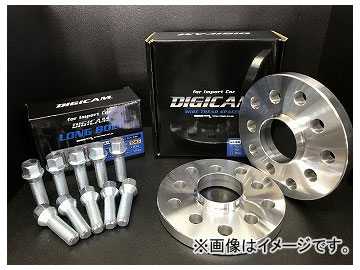 デジキャン ワイドトレッドスペーサー ボルトセット 15mm ハブ付 ボルト47mm アウディ TT(8J) 2006年〜
