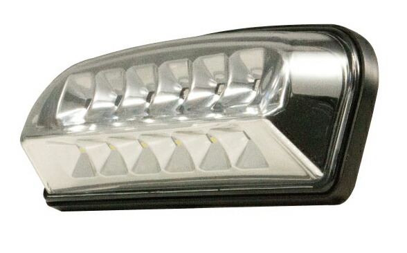 ジェットイノウエ LEDデュアル路肩灯 ホワイト レッド クロームメッキ 12V 24V共用 527886