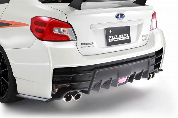 ダムド Damd リアバンパー エクステンション 塗装済 カーボンエクステンション スバル Wrx S4 Sti Vag Vab 14年08月 選べる6塗装色 Palladium Stl Com