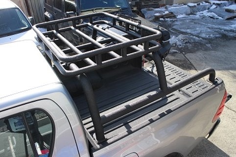 サクソン/SUXON ルーフラック チッピング塗装 ブラック HLR-225 トヨタ ハイラックス QDF-GUN125 2GD Roof rack|オートパーツエージェンシー2号店