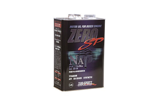 ゼロスポーツ/ZERO SPORTS ZERO SP チタニウムNA エンジンオイル 4.5L 5W-30 0826013 Titanium engine oil