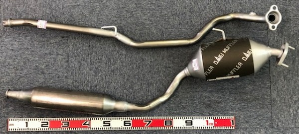 大栄テクノ リアマフラー ダイハツ ムーブラテ L550S 2002年10月～2009年03月 Rear muffler
