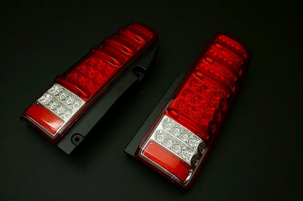 エムブロ サンダーLEDテール レッドレンズ 流れるウィンカー 切り替えスイッチ付 STJBJIMY-2LSW-RC-04 スズキ ジムニー JB23W 1998年10月～ Thunder tail