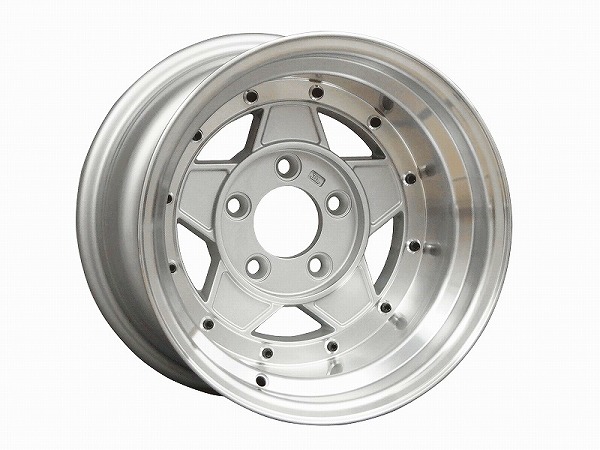 コーリンプロジェクト フォーカスレーシングファイブ ホイール シルバー 14インチ×9J -25 5H114.3 FOCUS5-25490LS wheel|オートパーツエージェンシー2号店