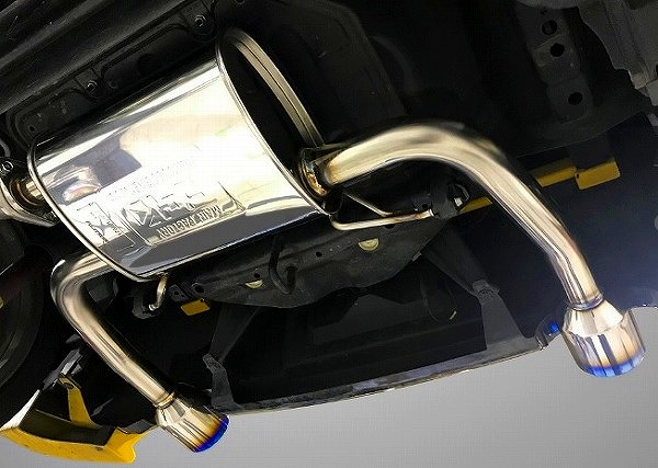 D-SPORT/Dスポーツ D-SPORT&times;FUJITSUBO スポーツマフラー ブルーテール ダイハツ コペン LA400K Robe/XPLAY/Cero/GR SPORT 2014年06月～ Sports muffler｜オートパーツエージェンシー2号店