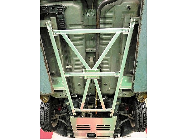 D-SPORT/Dスポーツ フロアフレームバー 6ポイント6マウント 57502-E080 ダイハツ コペン L880K 2002年06月～2012年08月 Floor frame bar