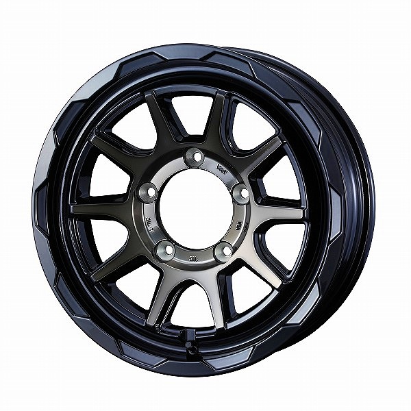 WEDS ADVENTURE MUD VANCE 06 ホイール ブラックポリッシュブロンズクリア 16インチ×5.5J +22 5H139.7 0039814 wheel