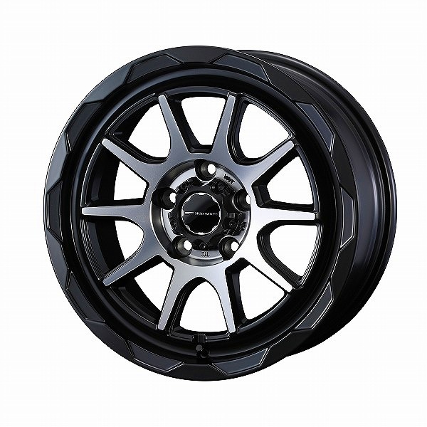 WEDS ADVENTURE MUD VANCE 06 ホイール マットブラックポリッシュ 16インチ×7.0J +38 5H114.3 0039821 wheel