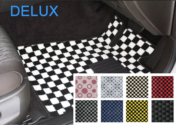 デラックス フロアマット 車種専用タイプ フロントセンターマット無 ピクシススペース ムーヴコンテ 柄 コンテ3 Floor mat car type
