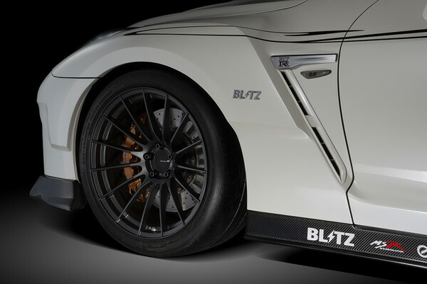 ブリッツ/BLITZ エアロスピードRコンセプト フロントフェンダー 未塗装 60352 ニッサン GT-R R35 VR38DETT 2016年07月～ Front fender
