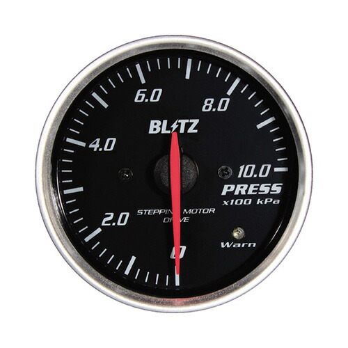 ブリッツ BLITZ レーシングメーターSD ホワイトLED φ52 PRESS METER 19574