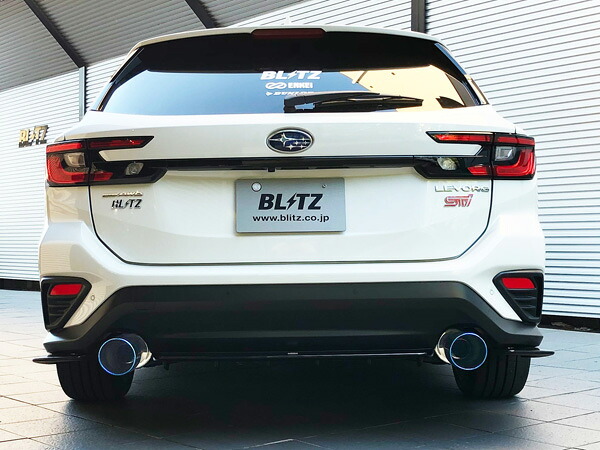 ブリッツ/BLITZ NUR-SPEC CUSTOM EDITION マフラー チタンカラー(VSR) リアピースのみ スバル レヴォーグ|オートパーツエージェンシー2号店