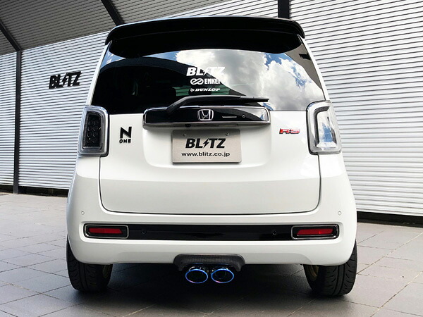 ブリッツ/BLITZ NUR-SPEC CUSTOM EDITION マフラー ホンダ N-BOXカスタム JF5 S07B 2WD専用,ターボ車専用 2023年10月～ チタンカラー(VSR) Scarf