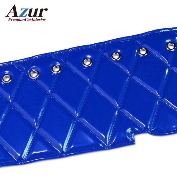 アズール/Azur エナメルキルト ダッシュボードマット ブルー AZD79WCA-001 ヒノ スペースレンジャー 標準キャブ 1999年05月～2001年12月 Enamel quilt dashboard mat画像