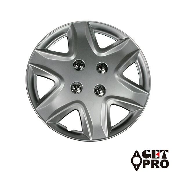 GET-PRO/ゲットプロ ホイールカバー シルバー 14インチ 汎用 L049B14 入数：1台分(4枚) Wheel cover
