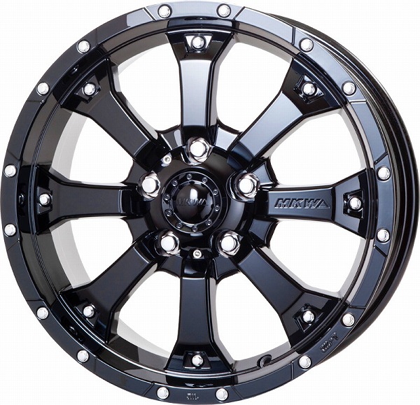 MKW MK46 ホイール ブラック4本セット ホイール4本セット MKW MK-46 ダイヤカットグロスブラック