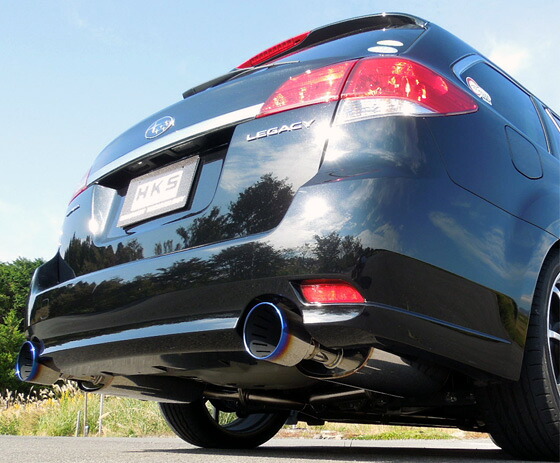 HKS Super Turbo Muffler マフラー スバル レガシィB4 BM9 EJ25(ターボ) 2009年05月～2013年04月 センターパイプ付 31029-AF007 Scarf
