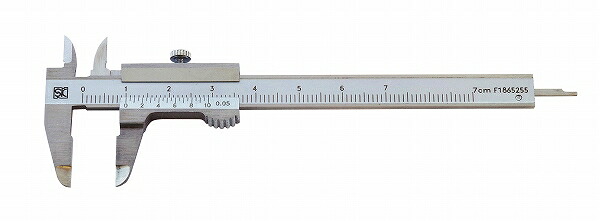 新潟精機 SK シルバーM型ノギス 70mm VC-07 Silver type calor