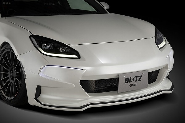 ブリッツ/BLITZ エアロスピードRコンセプト フロントバンパースポイラーLEDセット トヨタ GR86 ZN8 FA24 2021年10月～｜オートパーツエージェンシー2号店
