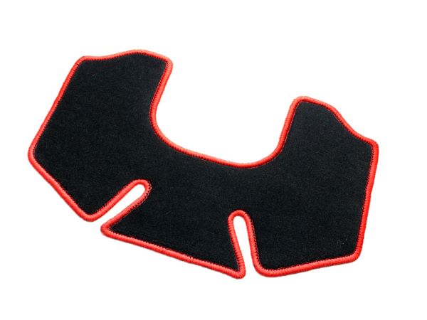 ファイヤーストーム(Firestorm) リアセンターマット フォルクスワーゲン ポロ AW系専用 ブラック×レッド FCM-001 rear center mat