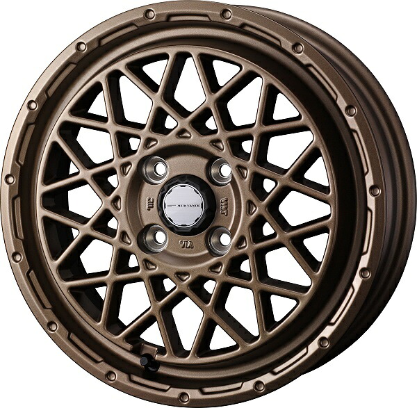 WEDS ADVENTURE MUD VANCE 09 ホイール MAT BRONZE 15インチ×4.5J +45 4H100 入数:1台分(4本) 41155 wheel|オートパーツエージェンシー2号店