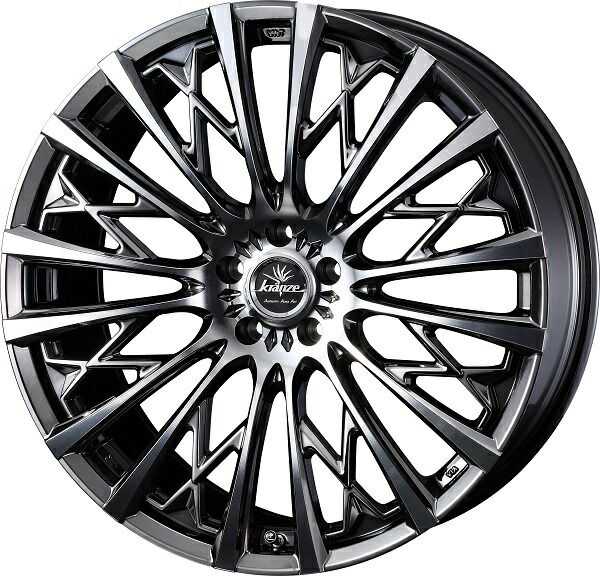 楽天市場】ホイール4本セット 20インチ 8.5J+48 5H-114.3 Kranze