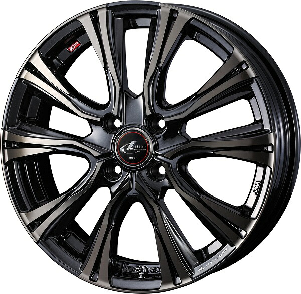LEONIS VR ホイール PBMC/TI 17インチ×6.5J ＋50 4H100 入数：1台分(4本) 41243 wheel