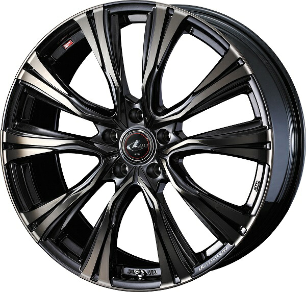 LEONIS VR ホイール PBMC/TI 17インチ×6.5J ＋52 5H114.3 入数：1台分(4本) 41246 wheel