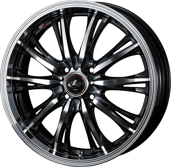 LEONIS RT ホイール PBMC 14インチ&times;4.5J ＋45 4H100 入数：1台分(4本) 41156 wheel｜オートパーツエージェンシー2号店