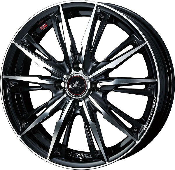 LEONIS GX ホイール PBMC 14インチ×4.5J +45 4H100 入数:1台分(4本) 39327 wheel|オートパーツエージェンシー2号店