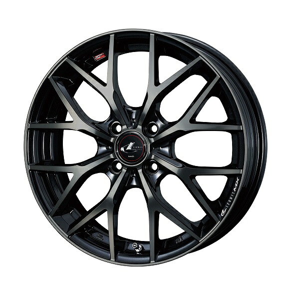 LEONIS MX ホイール PBMC/TI 17インチ×6.5J ＋42 4H100 入数：1台分(4本) 37411 wheel