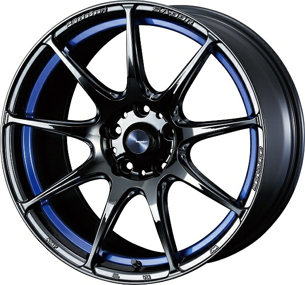 WEDSSPORT SA99R ホイール BLCII 17インチ×6.5J ＋50 4H100 入数：1台分(4本) 73875 wheel